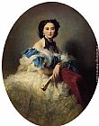 Franz Xavier Winterhalter Famous Paintings - Countess Varvara Alekseyevna Musina-Pushkina